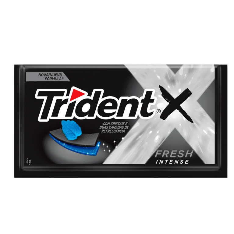 CHICLETE TRIDENT FRESH INTENSE 1X21X8G