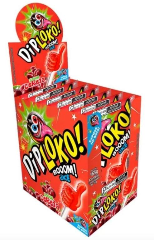 PIRULITO DIPLOKO BOOOM LIKE CEREJA 1X15X11G