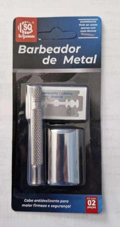 APARELHO DE BARBEAR METAL + LAMINA