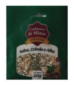 CONDIMENTO SALSA CEBOLA E ALHO 1X15X20GR - DI MINAS