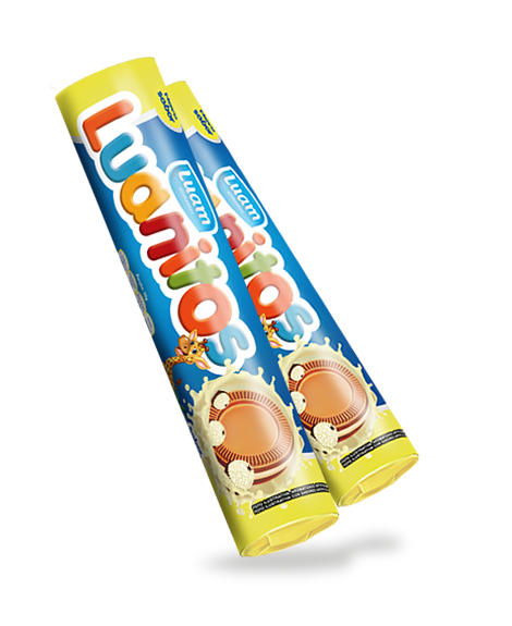 BISCOITO RECHEADO LUANITOS BEIJINHO 1X30X110GR