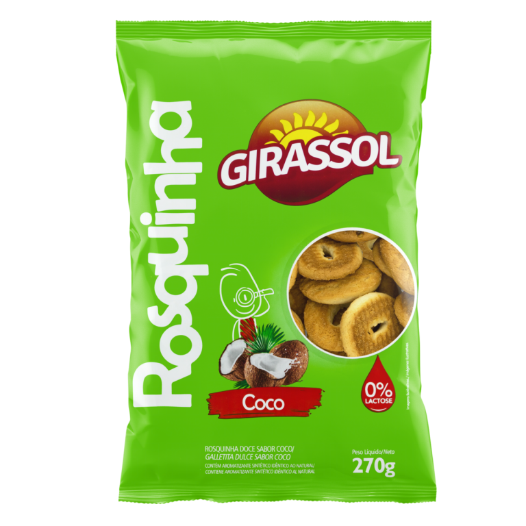 ROSQUINHA GIRASSOL COCO 1X22X250GR