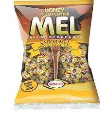 BALA CESTINHA MEL 600GR - SANTA RITA