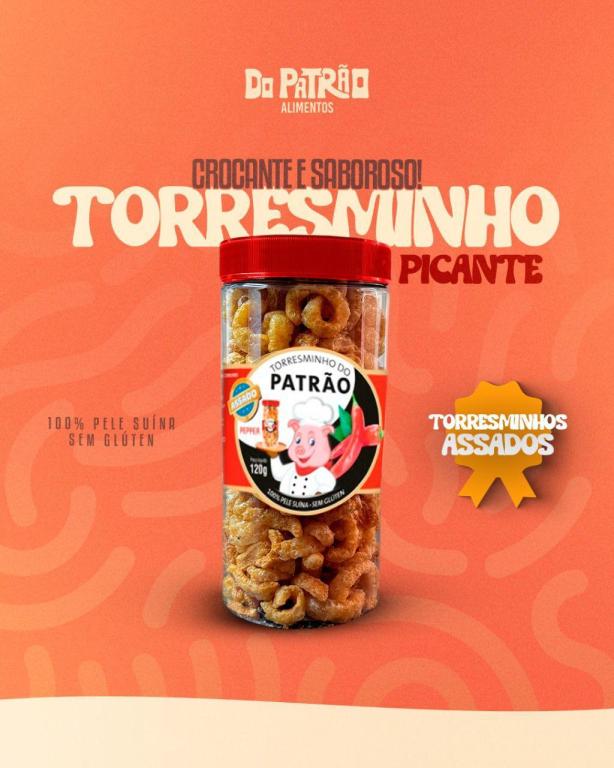 TORRESMINHO DO PATRAO 120GR PIMENTA