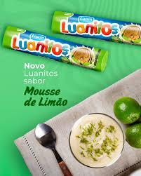BISCOITO RECHEADO LUANITOS MOUSSE DE LIMAO 1X30X110GR