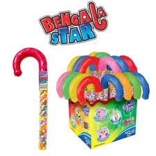 BALA COM BRINQUEDO BENGALA 1X15X42GR - CANDY TOY