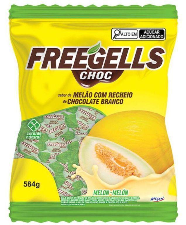 BALA FREEGELLS MELÃO 584G