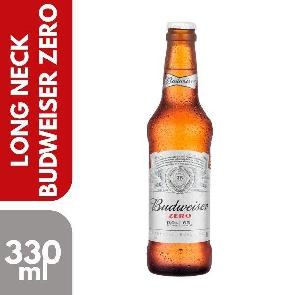 CERVEJA BUDWEISER LONG NECK ZERO