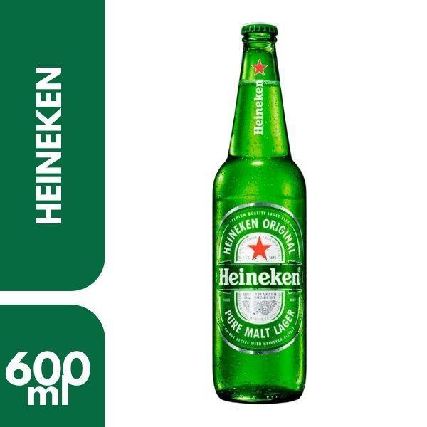 CERVEJA HEINEKEN 600ML DESCARTAVEL