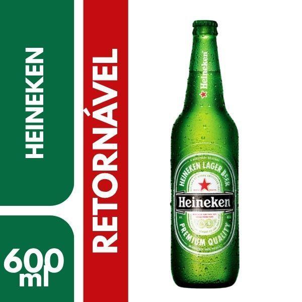 CERVEJA HEINEKEN 600ML RETORNAVEL