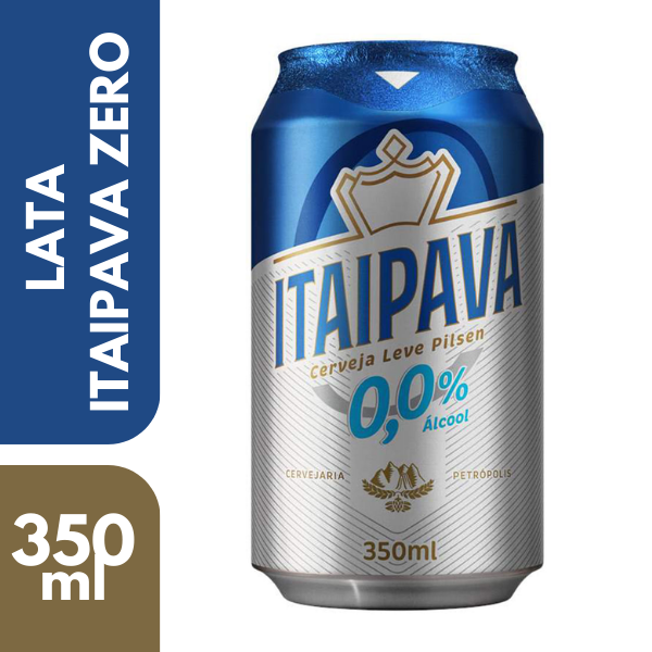 CERVEJA ITAIPAVA LATA ZERO