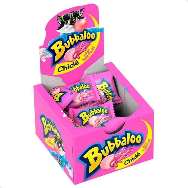 CHICLETE BUBBALOO TUTTI FRUTTI DISPLAY CX/60