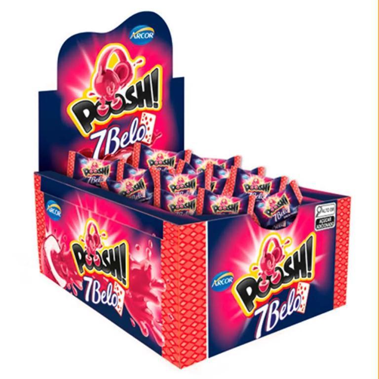 CHICLETE POOSH FRAMBOESA