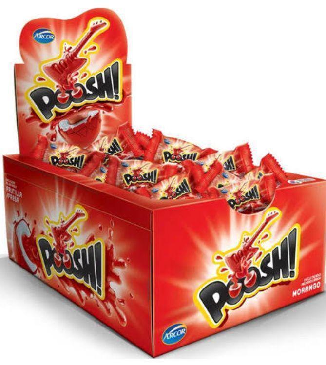 CHICLETE POOSH MORANGO