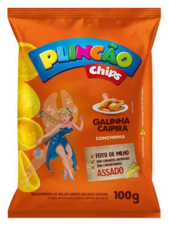 CHIPS PLINC GALINHA CAIPIRA 100GR