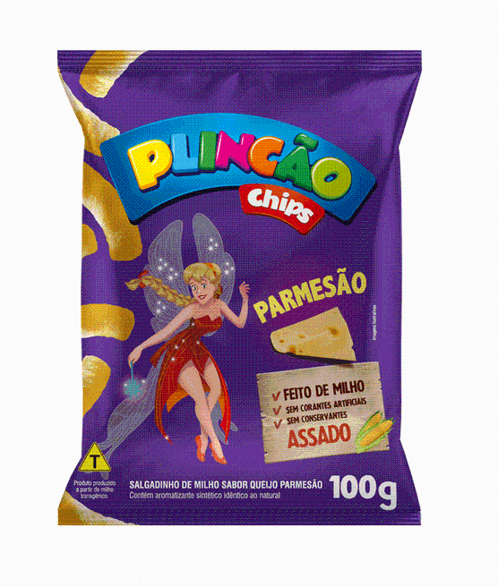 CHIPS PLINC PARMESAO 100GR