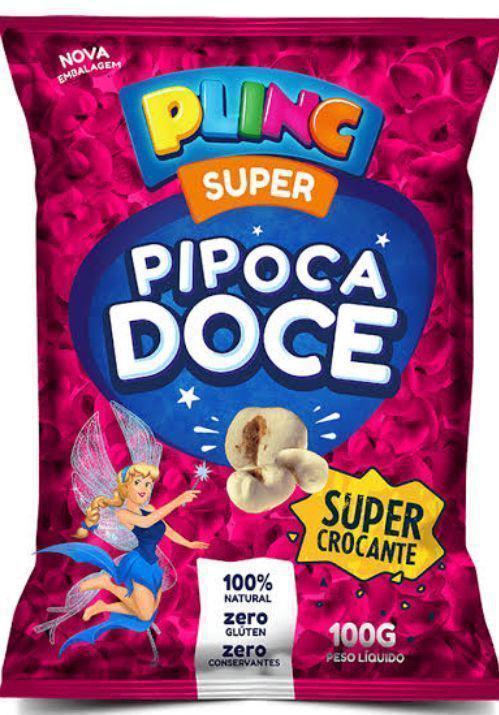 CHIPS PLINC PIPOCA DOCE 100GR