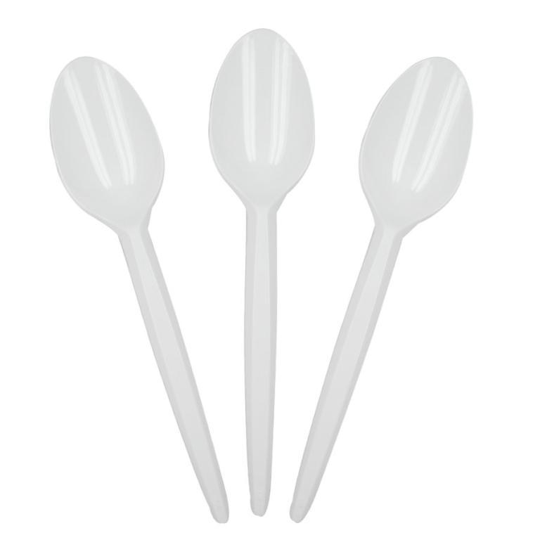 COLHER GRANDE BRANCA C/ 50