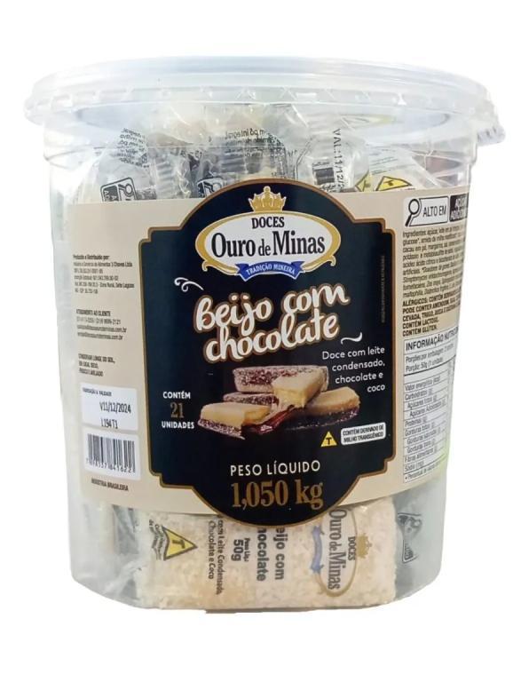 DOCE OURO MINAS BEIJO CHOCOLATE