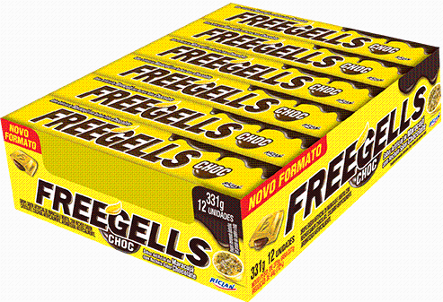 DROPS FREEGELLS MARACUJA C/CHOC.