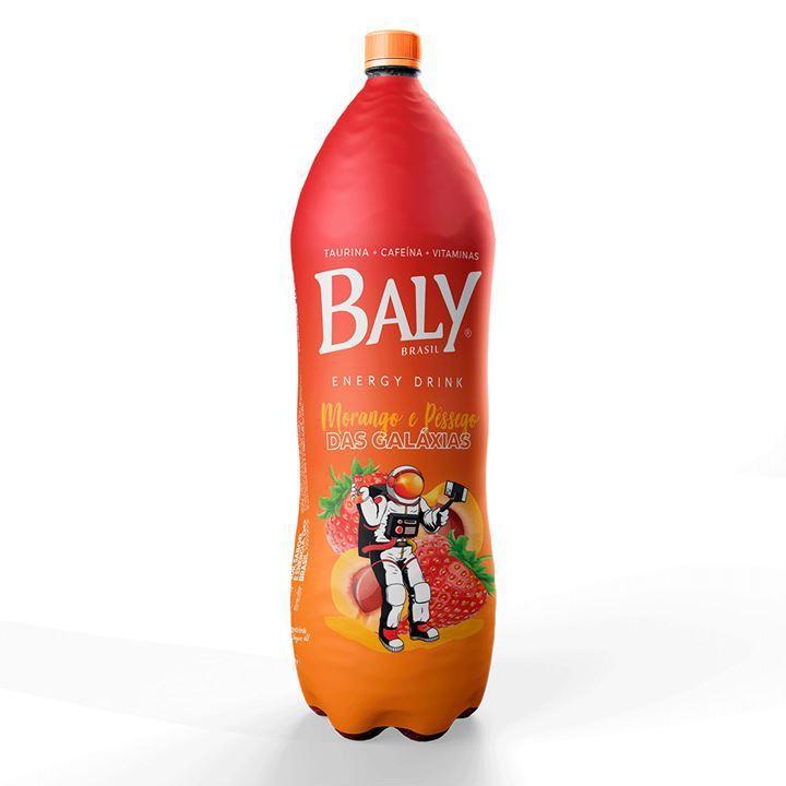 ENERGETICO BALY MORANGO/PESSEGO 2L