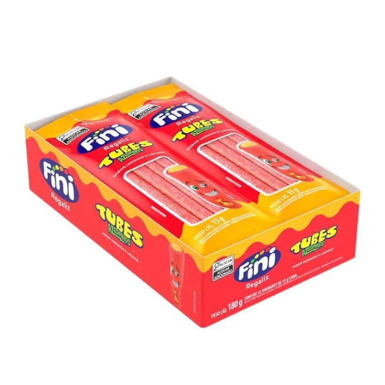 FINI TUBO MORANGO/LARANJA