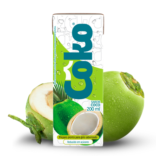 GELO SABORIZADO CÔCO