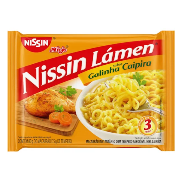 MACARRAO INST. NISSIN GALINHA CAIPIRA 85G