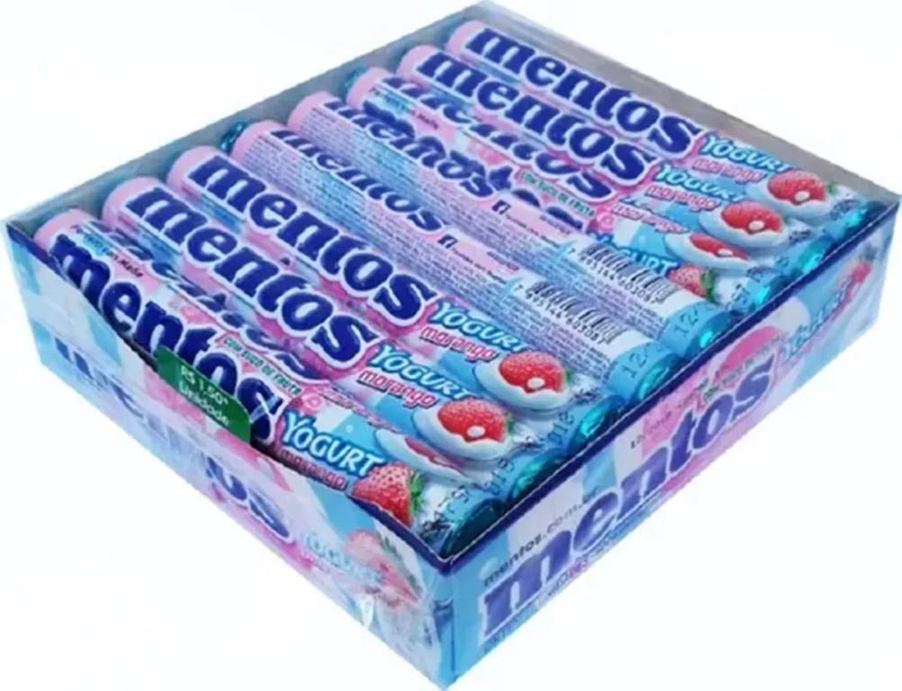 MENTOS MORANGO/YOGURTE
