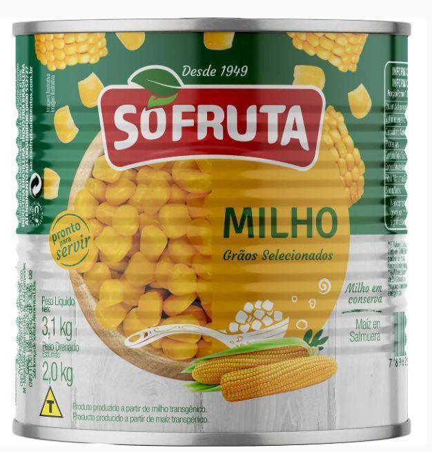MILHO SO FRUTA LATA 170GR