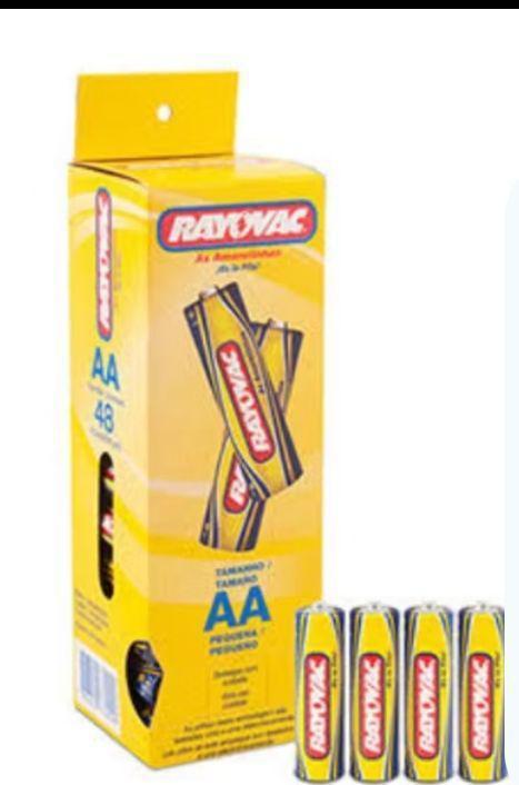 PILHA RAYOVAC AA