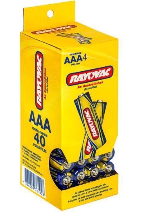 PILHA RAYOVAC AAA (PALITO)