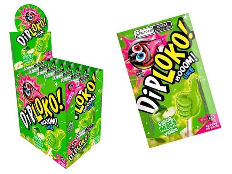 PIRULITO EXPLODE MAÇA VERDE 11GR