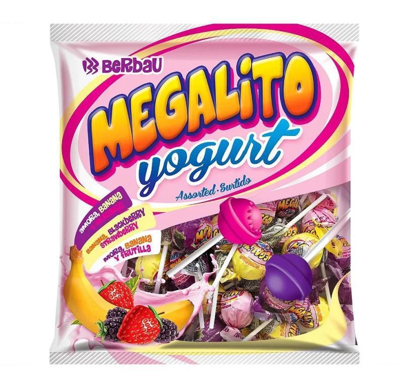 PIRULITO MEGALITO YOGUTE SORTIDO BERBAU