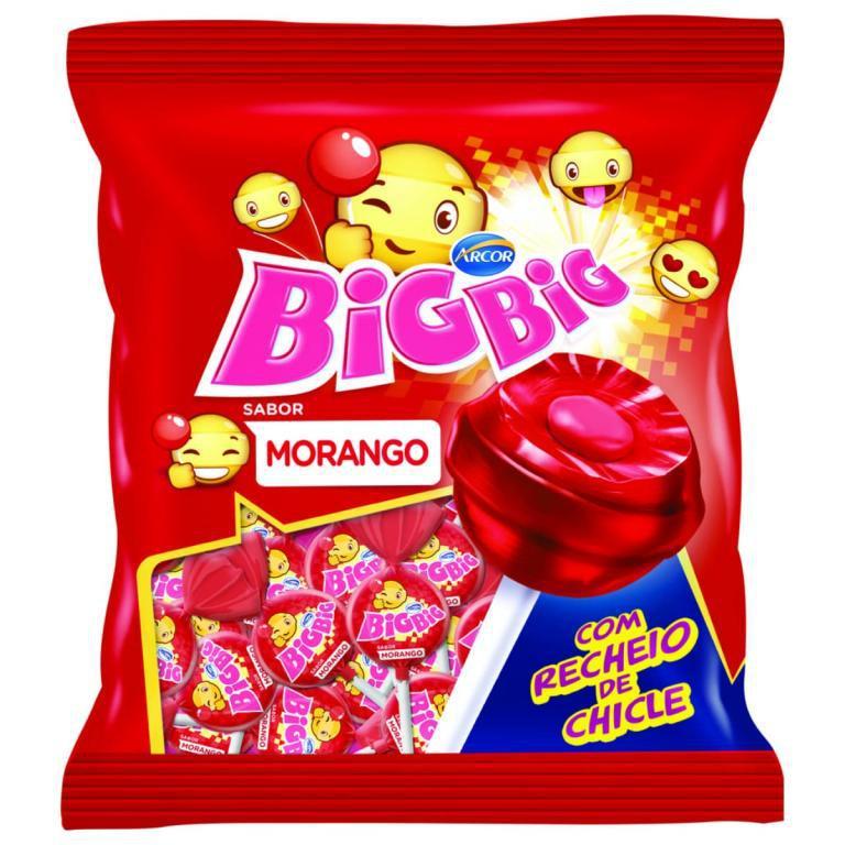 PIRULITO PEQ. BIG BIG MORANGO