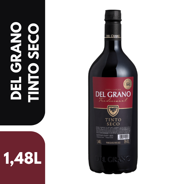 VINHO DEL GRANO TINTO SECO 1,5L