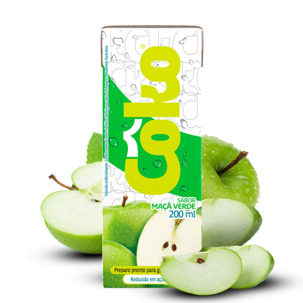 GELO SABORIZADO MAÇÃ VERDE