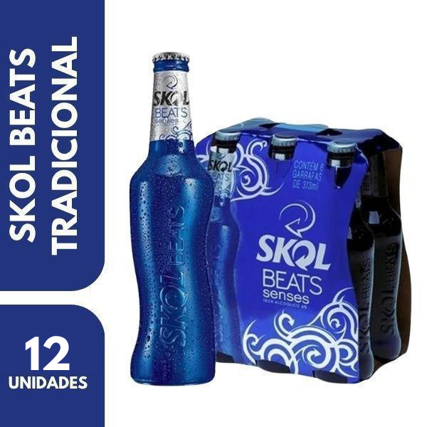 SKOL BEATS AZUL LONG (SENSES) C/12
