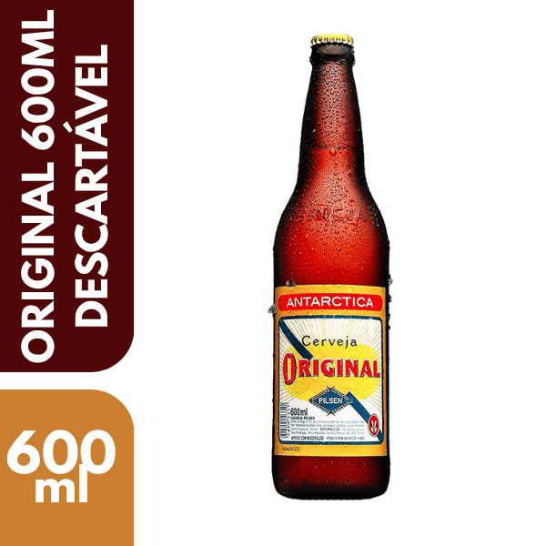 CERVEJA ORIGINAL 600ML DESCARTAVEL