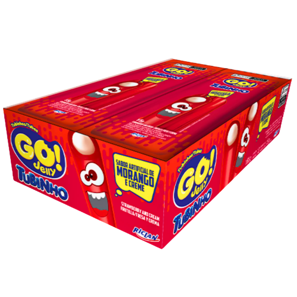 FINI GO JELLY TUBO MORANGO