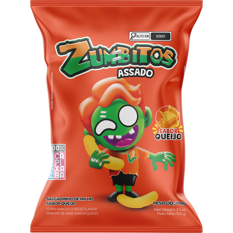 CHIPS ZUMBITOS QUEIJO PARMESAO 100G