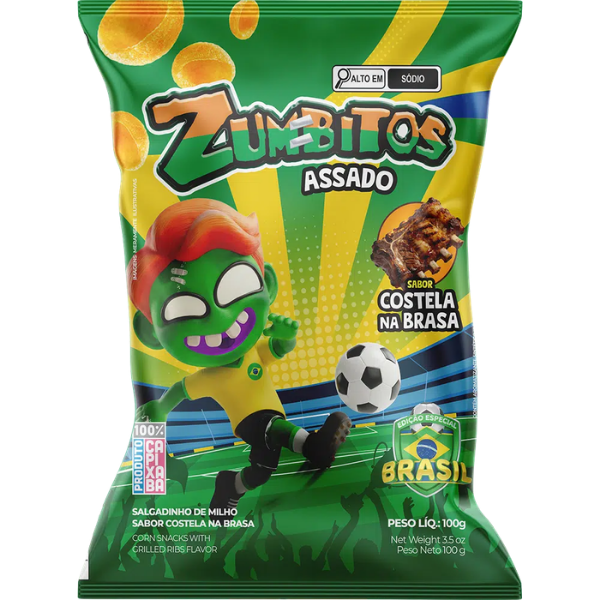 CHIPS ZUMBITOS COSTELA NA BRASA 100G