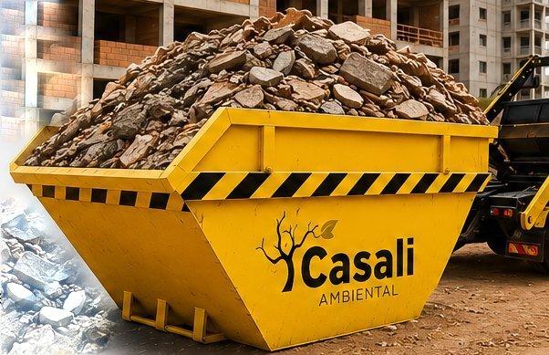 CAÇAMBA MÉDIA 4M³