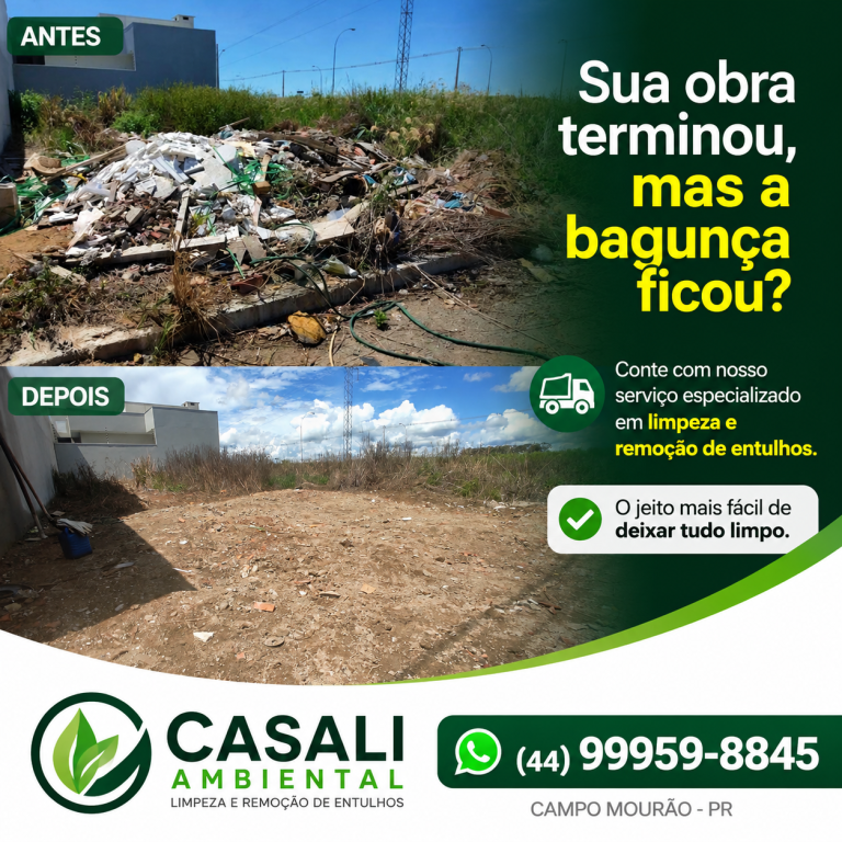 CAÇAMBA 3M³ -  PEQUENA