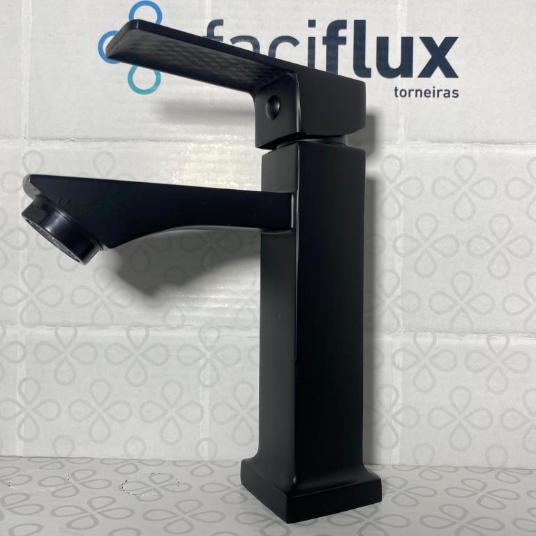 TORN BICA FIXA LAVATORIO QUADRADA  PRETO