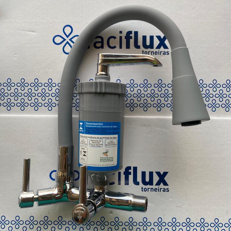 TORN BM PAREDE CINZA CONICO C/ADAP FILTRO 1/4V C-34 METAL CAIXA