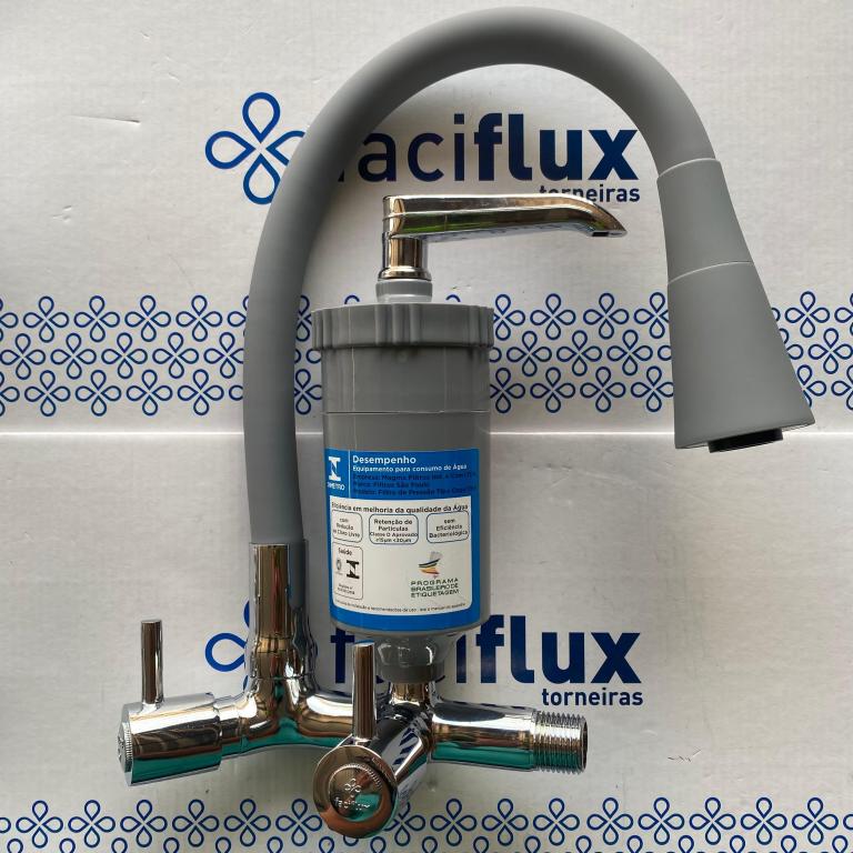 TORN BM PAREDE CINZA CONICO C/ADAP FILTRO 1/4V C-37 METAL CAIXA