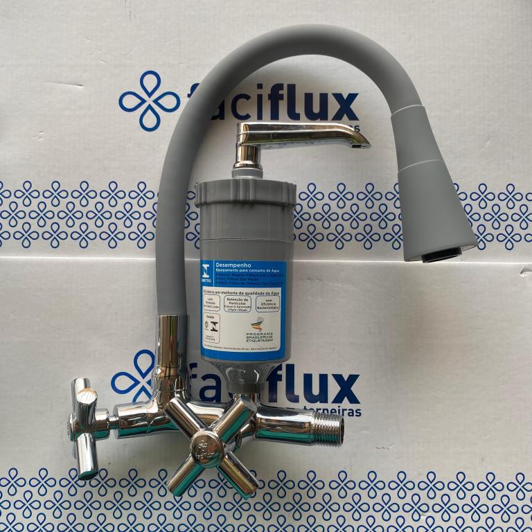 TORN BM PAREDE CINZA CONICO C/ADAP FILTRO 1/4V C-64 METAL CAIXA