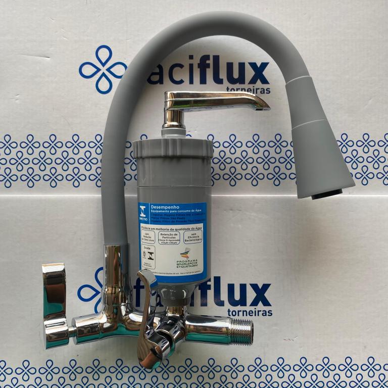 TORN BM PAREDE CINZA CONICO C/ADAP FILTRO 1/4V C-70 METAL CAIXA