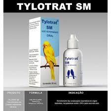 Tylotrat (é um antibiótico à base de Tilosina indica para o tratamento de infecções bacterianas e respiratórias em aves)